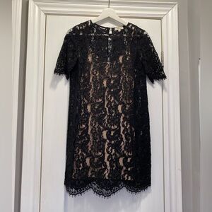 Wilfred Black Lace Dress